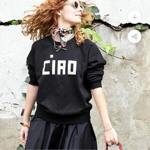 Clare V Ciao Sweatshirt, size Small
